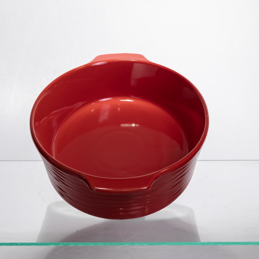 Форма для запікання овальна 36×22.5×7 (см) форма для духовки 2 літри Червоний S1289