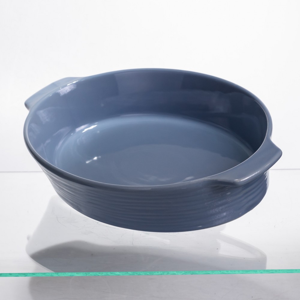 Форма для запекания овальная 36×22.5×7 (см) 2 литра Голубой S1288