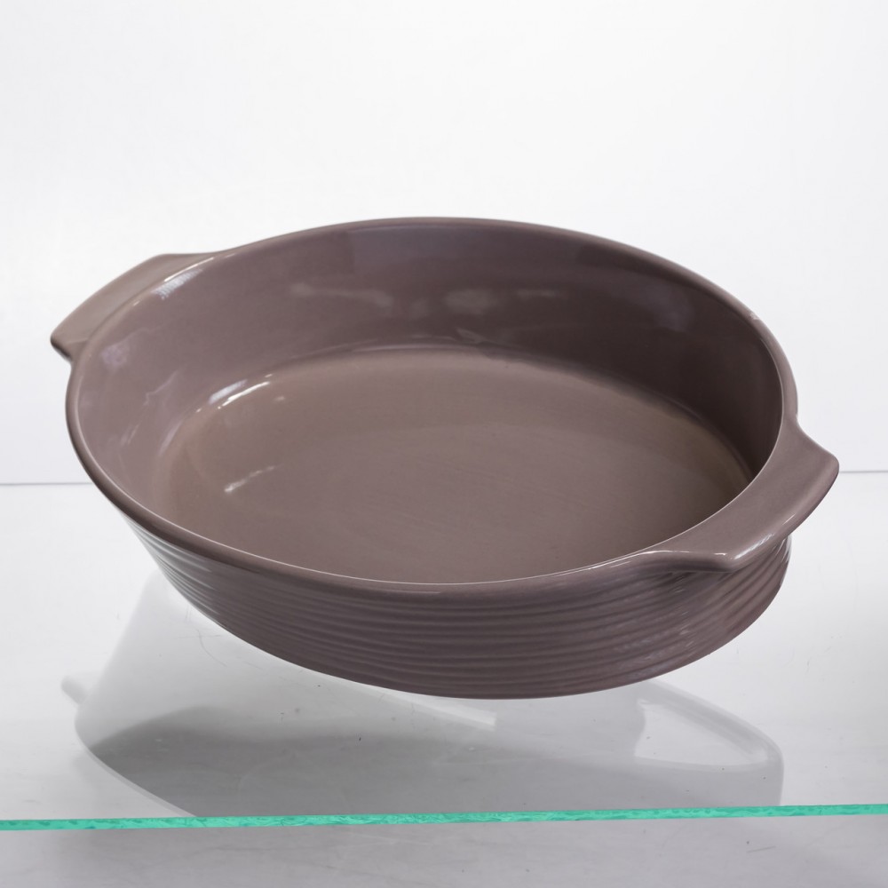 Форма для запекания овальная 36×22.5×7 (см) форма для духовки 2 литра Бежевый S1286