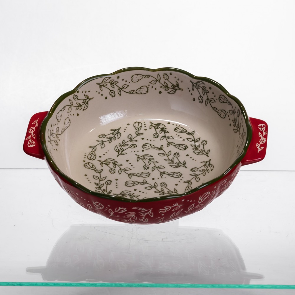 Форма для запекания Vintage Ø20 (см) круглая с ручками Красная HM04-06