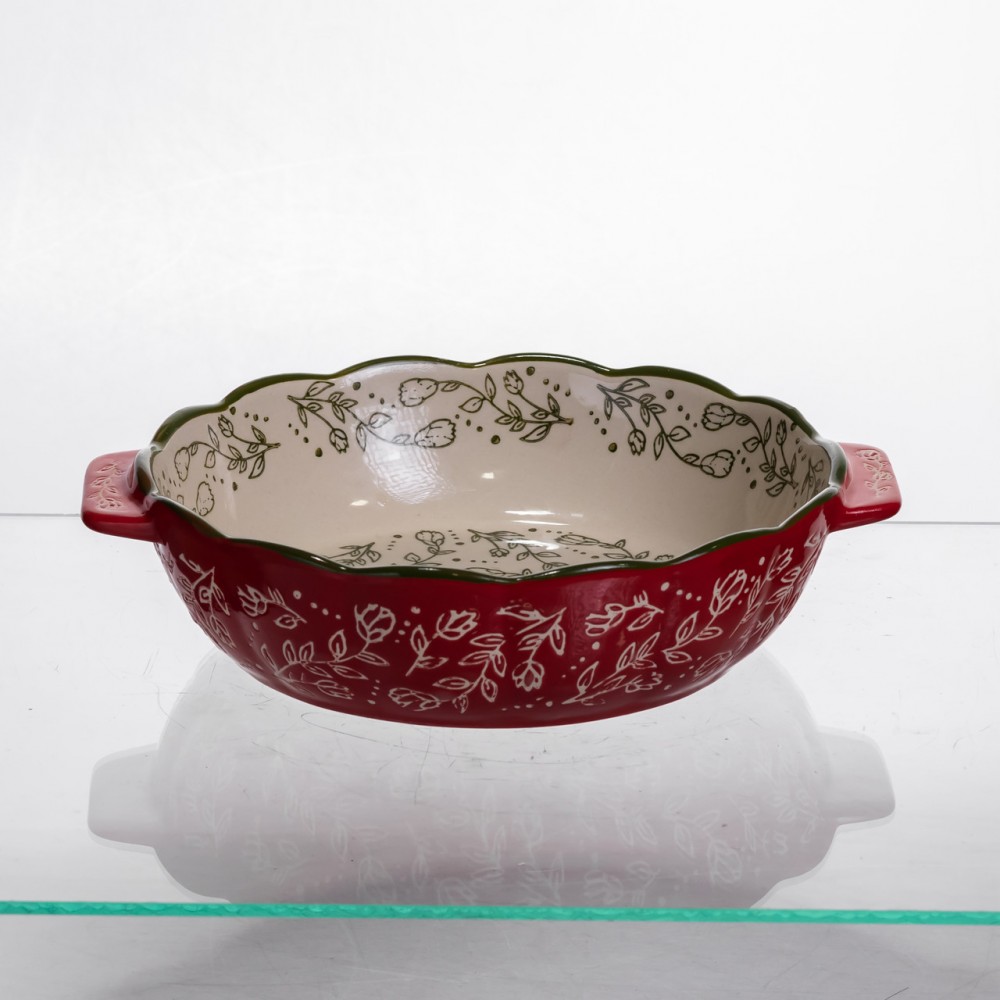 Форма для запекания Vintage Ø20 (см) круглая с ручками Красная HM04-06