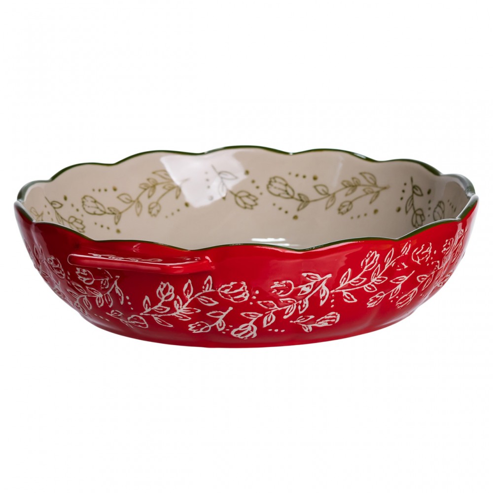 Форма для запекания Vintage Ø25 (см) круглая с ручками Красная HM04-07