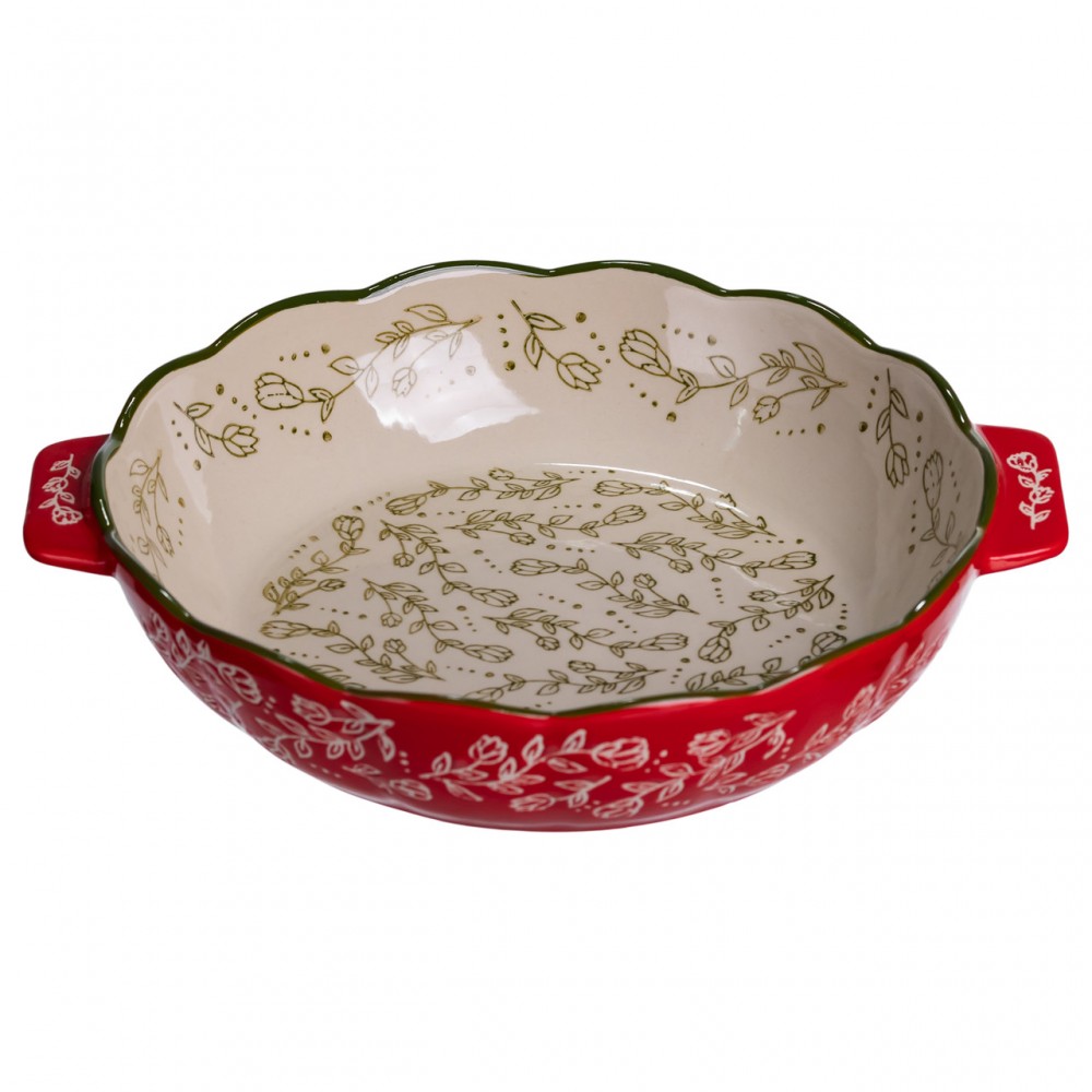 Форма для запекания Vintage Ø25 (см) круглая с ручками Красная HM04-07