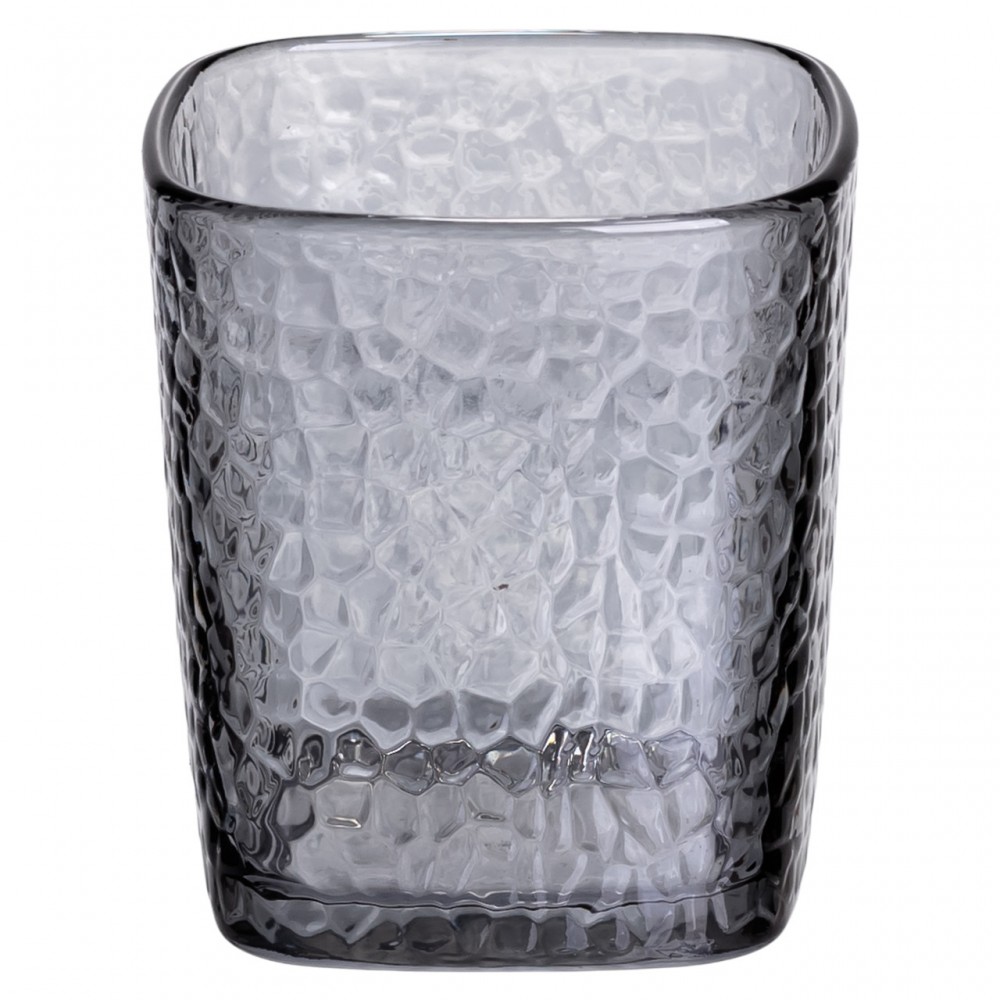 Набір скляних склянок 6 (шт) 250 (мл) для лимонадів, соку, води, коктейлів Сірий HP-19-AY-4