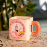 Фарфоровая чашка "Патрик" с магнитным декором 500 мл, Кружка детская чашка из фарфора на подарок FM-12P