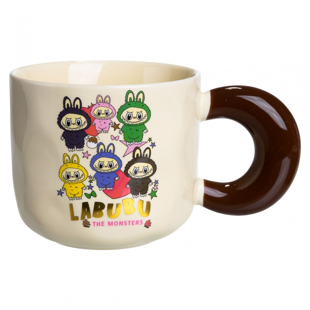Чашка порцелянова Labubu The Monsters 400 (мл) подарункова кружка прикольна чашка для дітей на подарунок FM-21B