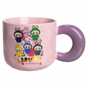 Чашка фарфоровая Labubu Sweet Memories 400 (мл) подарочная кружка прикольная чашка для детей на подарок FM-22A