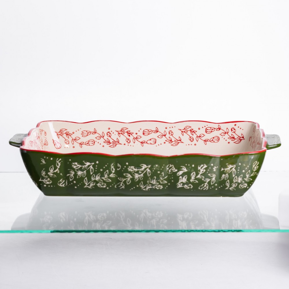 Форма для запікання та сервірування Vintage Прямокутна з ручками HM05-12