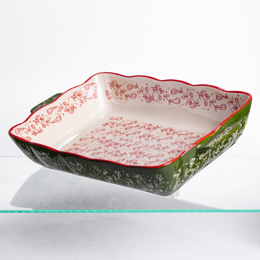 Форма для запікання та сервірування Vintage Прямокутна з ручками HM05-12