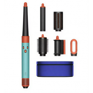 Мультистайлер для волос Airwrap 6 насадок синий 1300 Вт стайлер плойка для волос локонов и укладки Голубой HP-4PBL