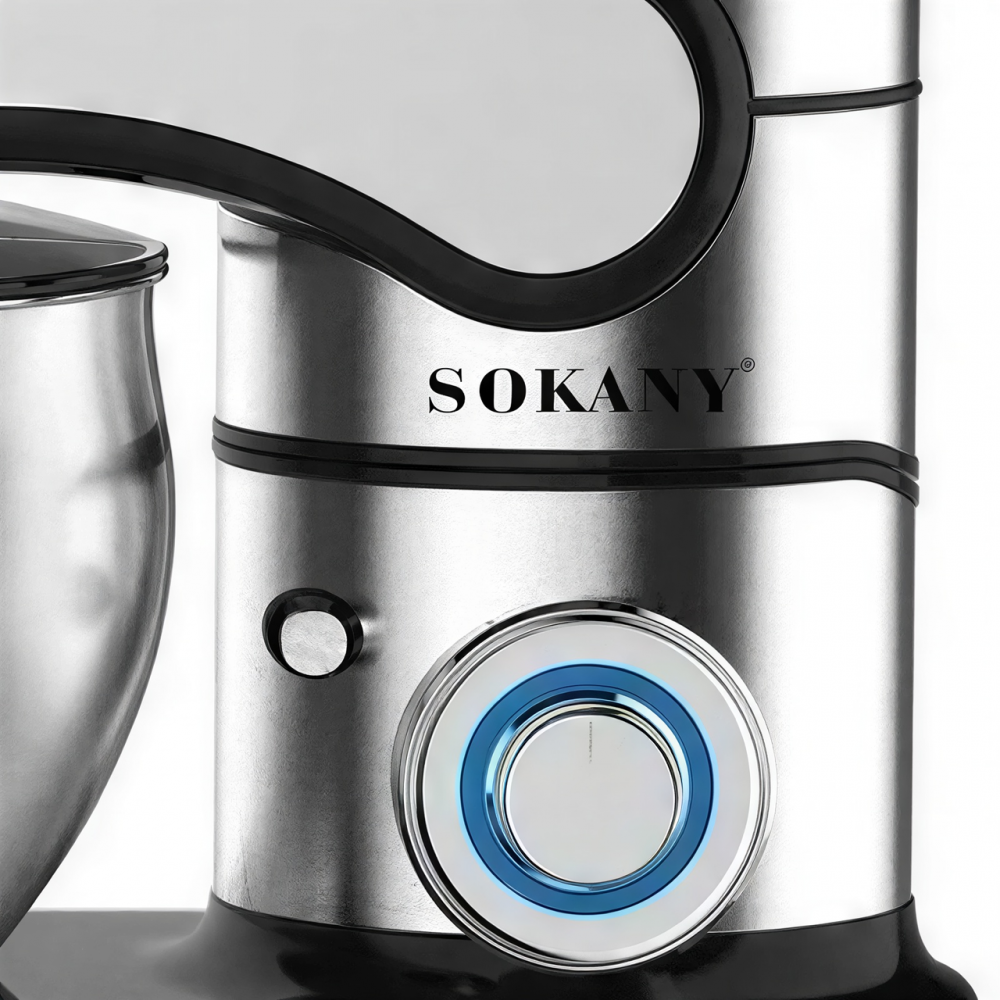 Планетарный миксер Sokany 2000 Вт с чашей 8.5 л 6 режимов SK-05015