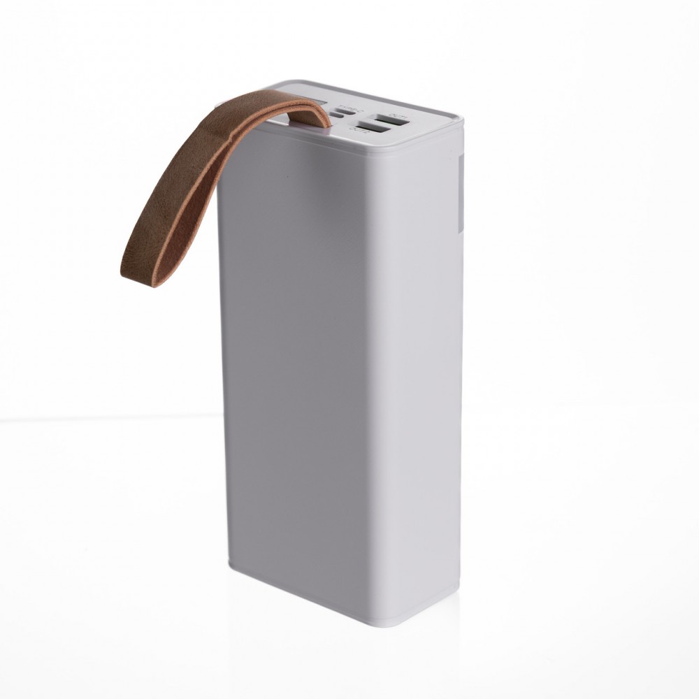 Повербанк 30000 mAh с быстрой зарядкой и фонариком 22.5Вт powerbank зарядка для телефона гаджетов Белый HP-N50