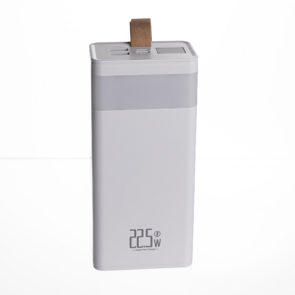 Повербанк 30000 mAh с быстрой зарядкой и фонариком 22.5Вт powerbank зарядка для телефона гаджетов Белый HP-N50