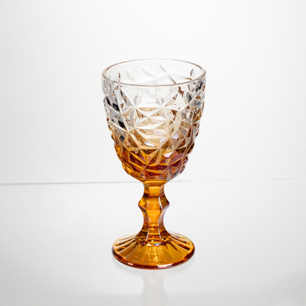 Набор бокалов для вина 6 штук 340 мл на ножке стеклянные Yiwu HP-19-189