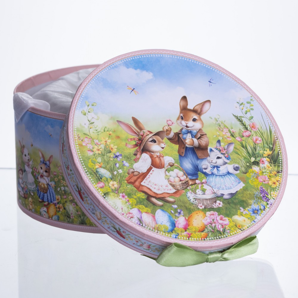 Чашка фарфоровая для чая Rabbit Family 200 мл с блюдцем HP-7323-9