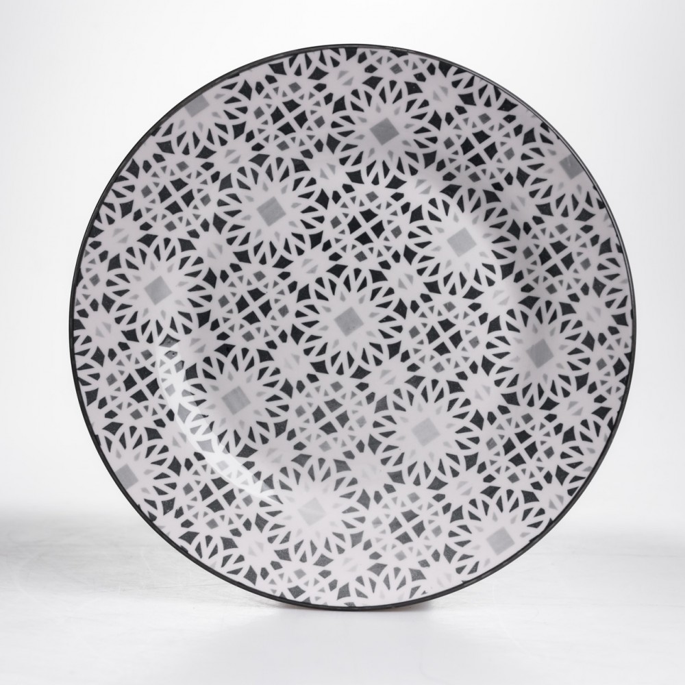 Столовый сервиз на 6 персон 18 предметов набор фарфоровых тарелок HP-HK-A2