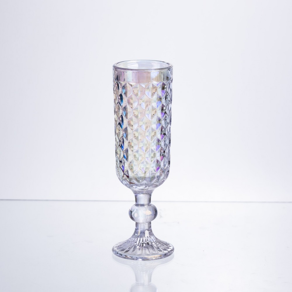 Набор бокалов для шампанского 6 штук по 160 мл rainbow HP-19-252