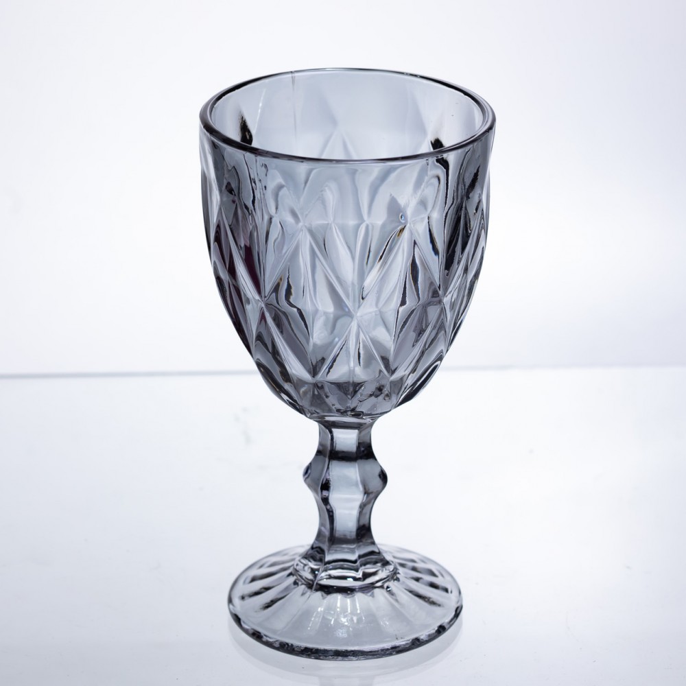 Набор бокалов столовых Fractal 6 штук по 300 мл HP-19-269 для напитков коктейлей шампанского прозрачный