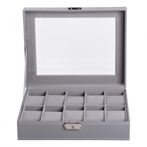 Шкатулка для хранения часов с защелкой 26,5х20х8 см HP-5-4