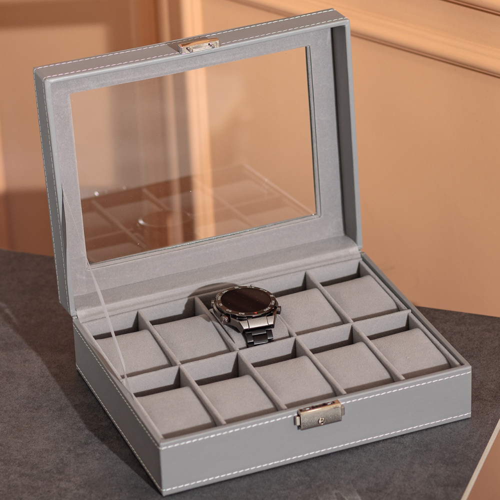 Шкатулка для хранения часов с защелкой 26,5х20х8 см HP-5-4