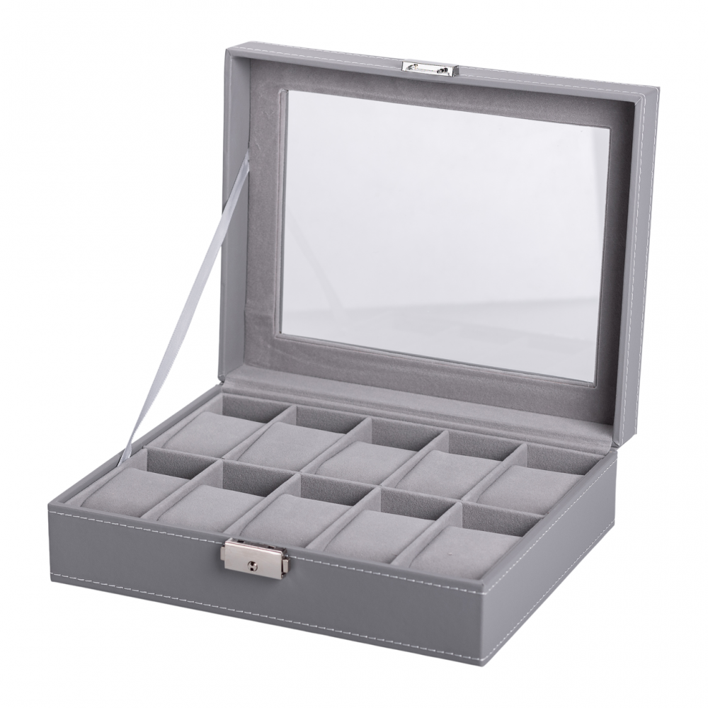 Шкатулка для хранения часов с защелкой 26,5х20х8 см HP-5-4