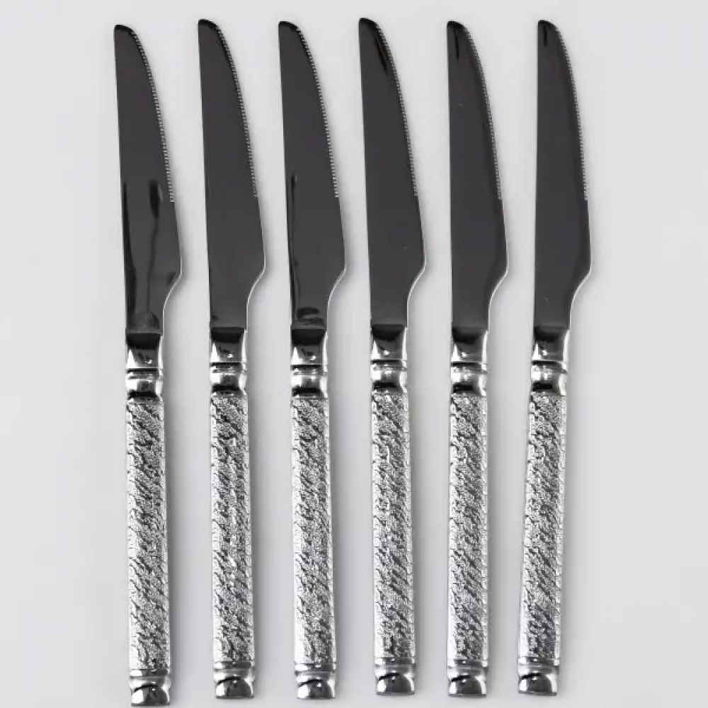 Набор ножей для стейка 6 штук из нержавеющей стали 23 см комплект ножи кухонные принадлежности HP-16978-09
