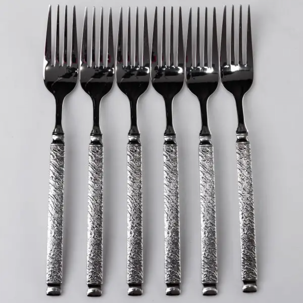 Набор столовых вилок 6 штук из нержавеющей стали 21 см вилки кухонные столовые приборы сервировки HP-16978-11