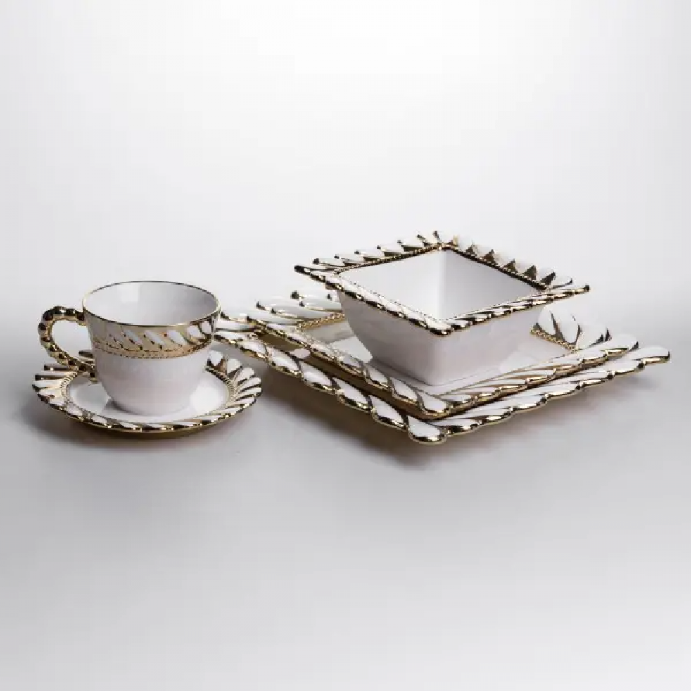 Сервиз фарфоровый Tiffany 24 предмета на 6 персон XZ-24PCS