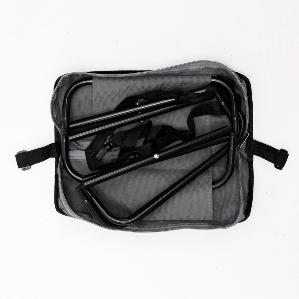 Стул туристический раскладной с чехлом 33х26х33 см стульчик походный табурет для кемпинга SJ-0131