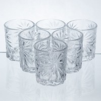 Набір чарок для міцних напоїв Shot glass 6 штук по 75 мл HP-17-36