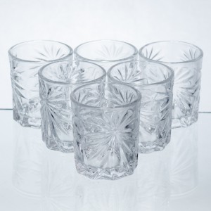 Набір чарок для міцних напоїв Shot glass 6 штук по 75 мл HP-17-36