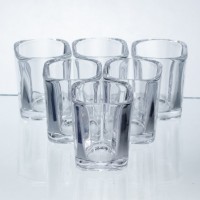 Набір чарок для віскі Pure Square 6 штук по 78 мл HP-17-40
