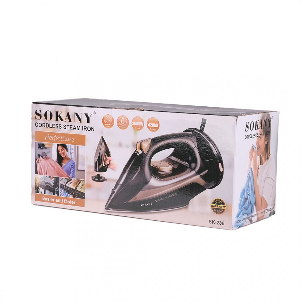 Утюг Sokany SK-286 2600W паровой черный