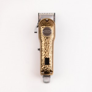 Машинка для стрижки Sokany SK-LF-9976 акумуляторна з 4 насадками та USB золото