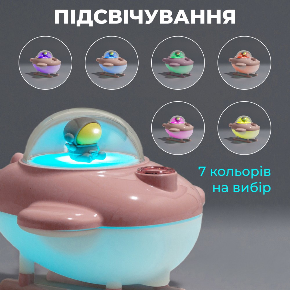 Увлажнитель воздуха USB 220ml розовый
