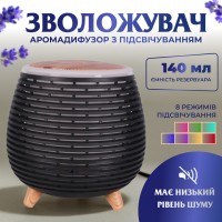 Увлажнитель воздуха Holdmay Aroma Diffuser 140ml Черный