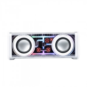Колонка портативна V8 BT/TF/USB/TWS 10 Вт біла
