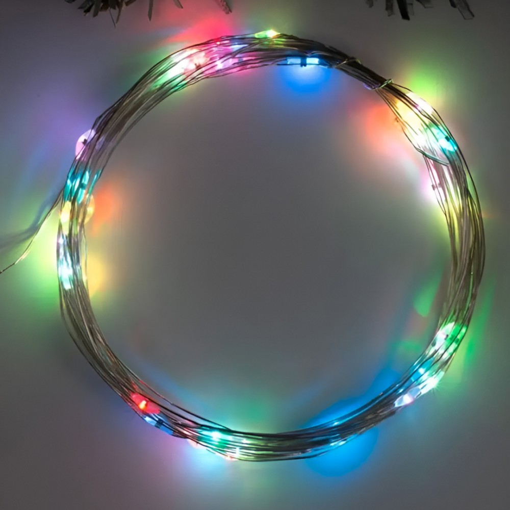 Гирлянда светодиодная конский хвост GarlandoPro 200LED Роса 2м 10 линий