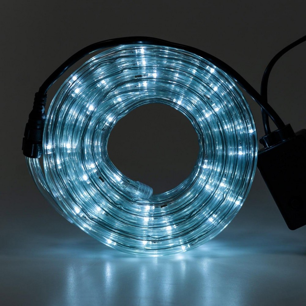 Гірлянда вулична стрічка світлодіодна Дюралайт 480 LED 16м морозостійка прозорий дріт Білий