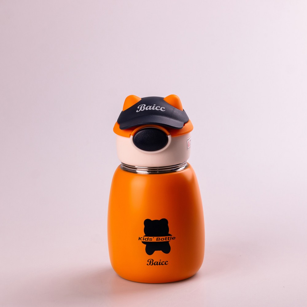 Термос детский с поильником Baicc Kids Bottle 500ml термос с трубочкой для детей Оранжевый