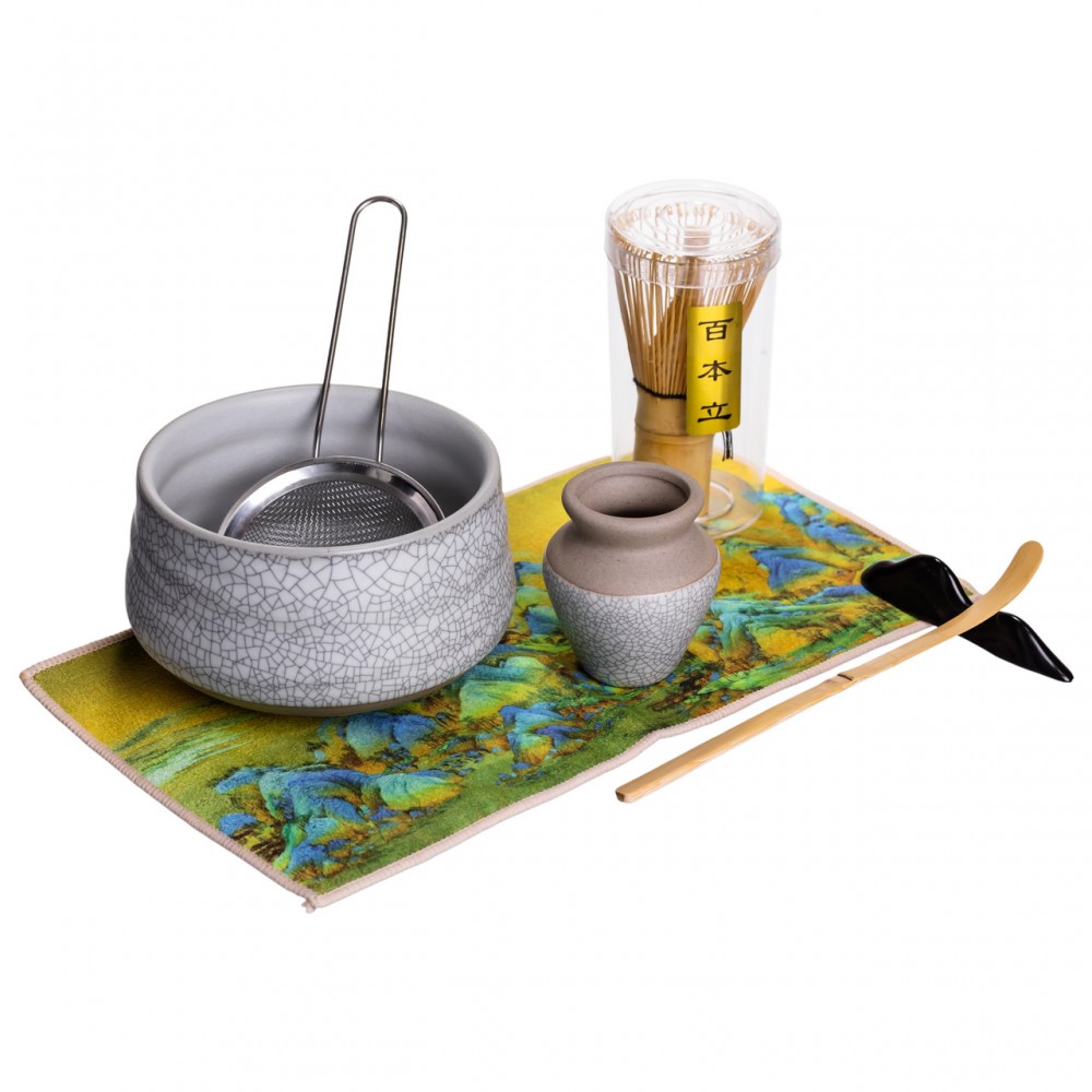 Подарочный набор для приготовления чая матча из 7 предметов MAT7