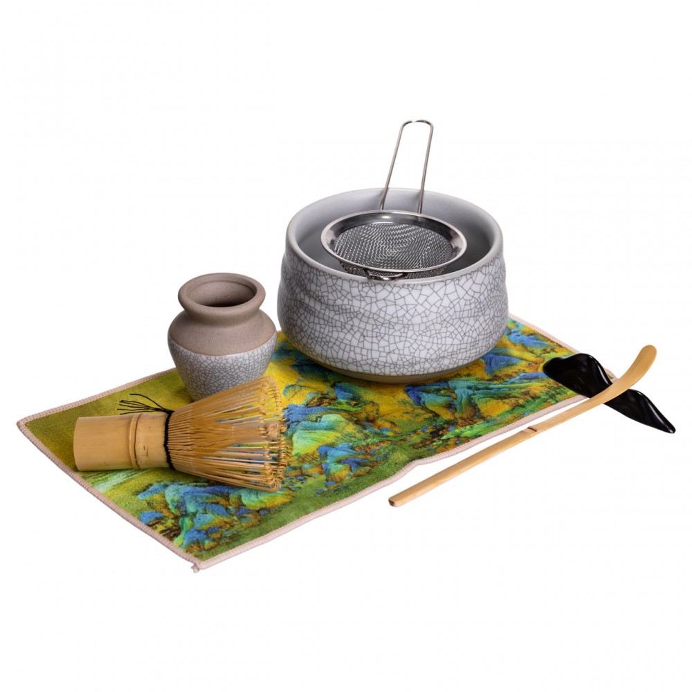 Подарочный набор для приготовления чая матча из 7 предметов MAT7