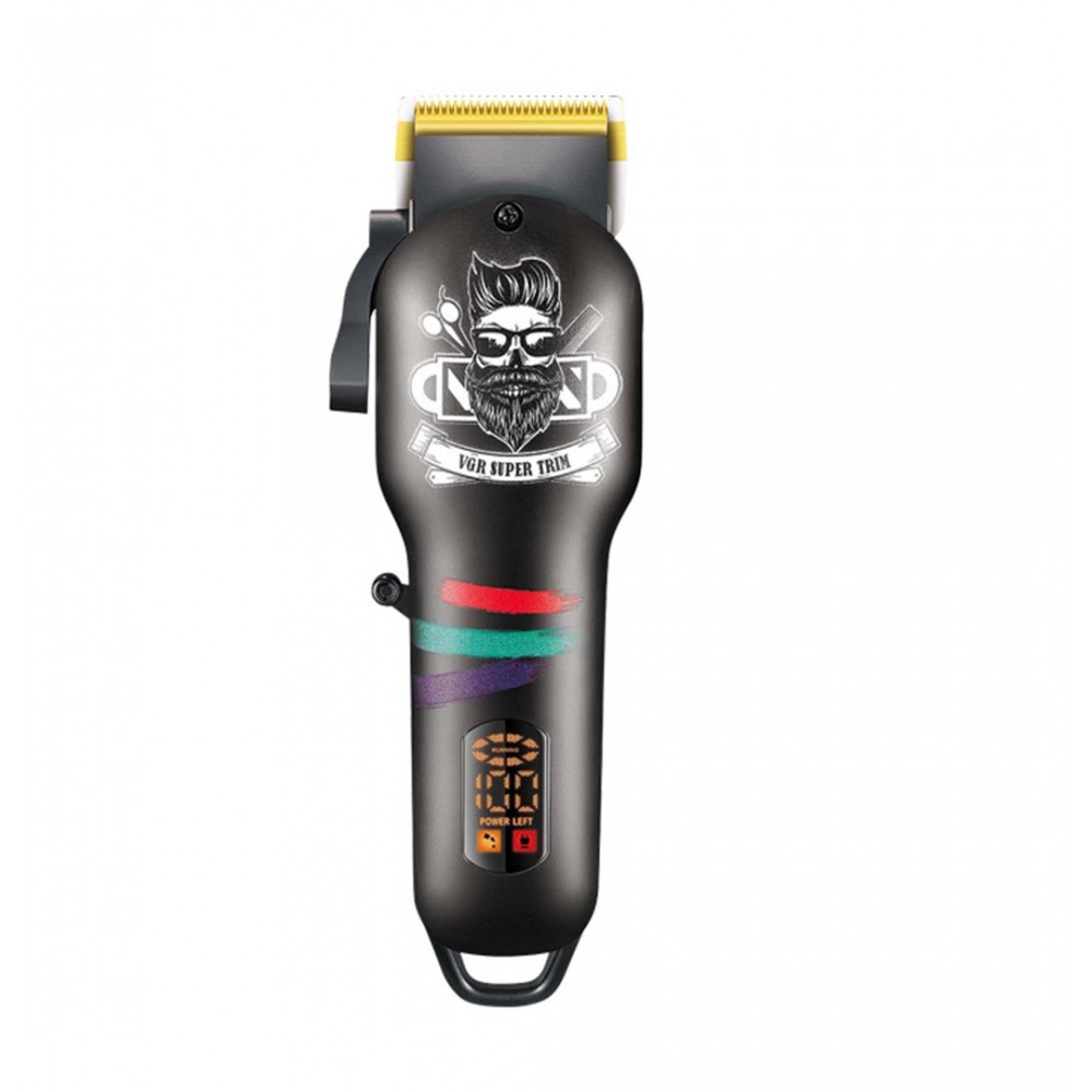 Тример для бороди і волосся VGRHP-V-699B акумуляторний USB зарядка чорний