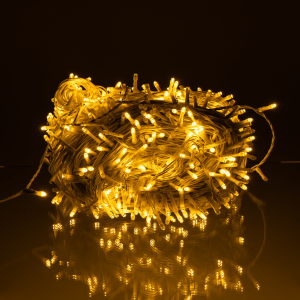 Гирлянда Рождественская фея уличная 100 м 1000 LED белый провод Желтый CF1000L100MWY