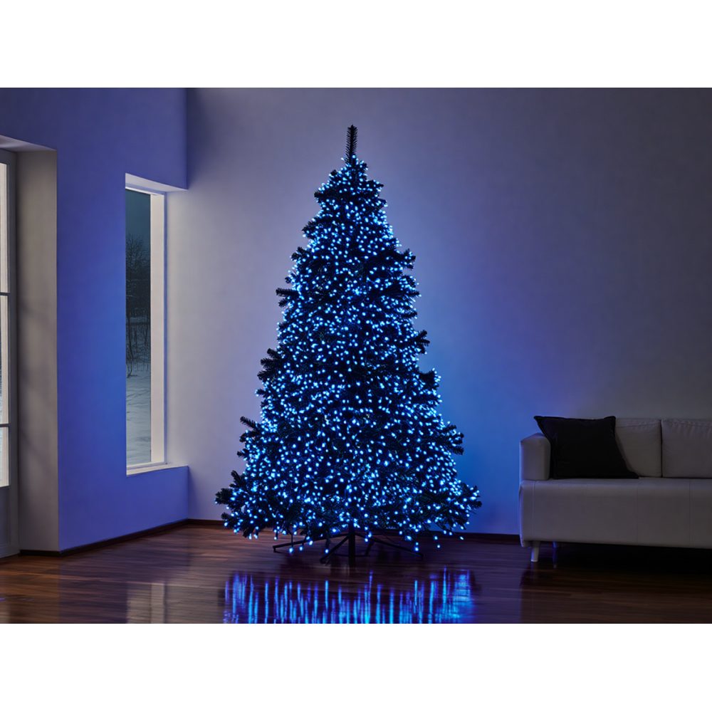 Гирлянда Рождественская фея уличная 50 (м) 500 LED черный провод Синий CF500L50MBBL