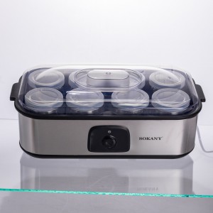 Йогуртница электрическая на 8 баночек по 180 (мл) 20 Вт SK-08109