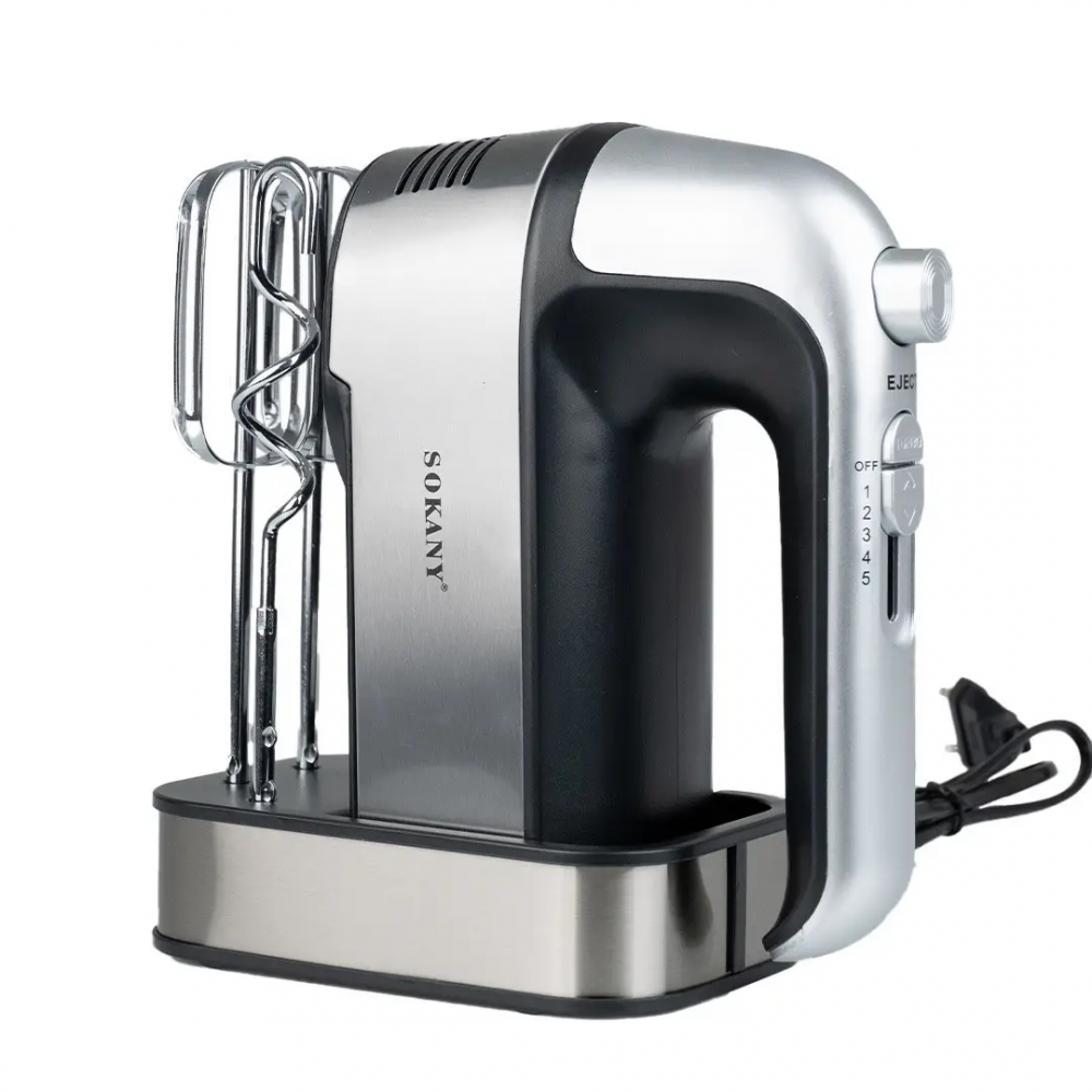 Миксер ручной Sokany 350 Вт 5 скоростей 2 насадки SK-6627