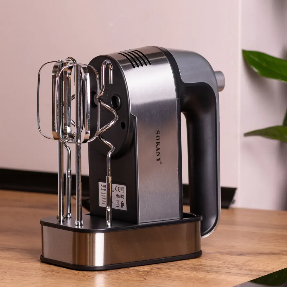 Миксер ручной Sokany 350 Вт 5 скоростей 2 насадки SK-6627