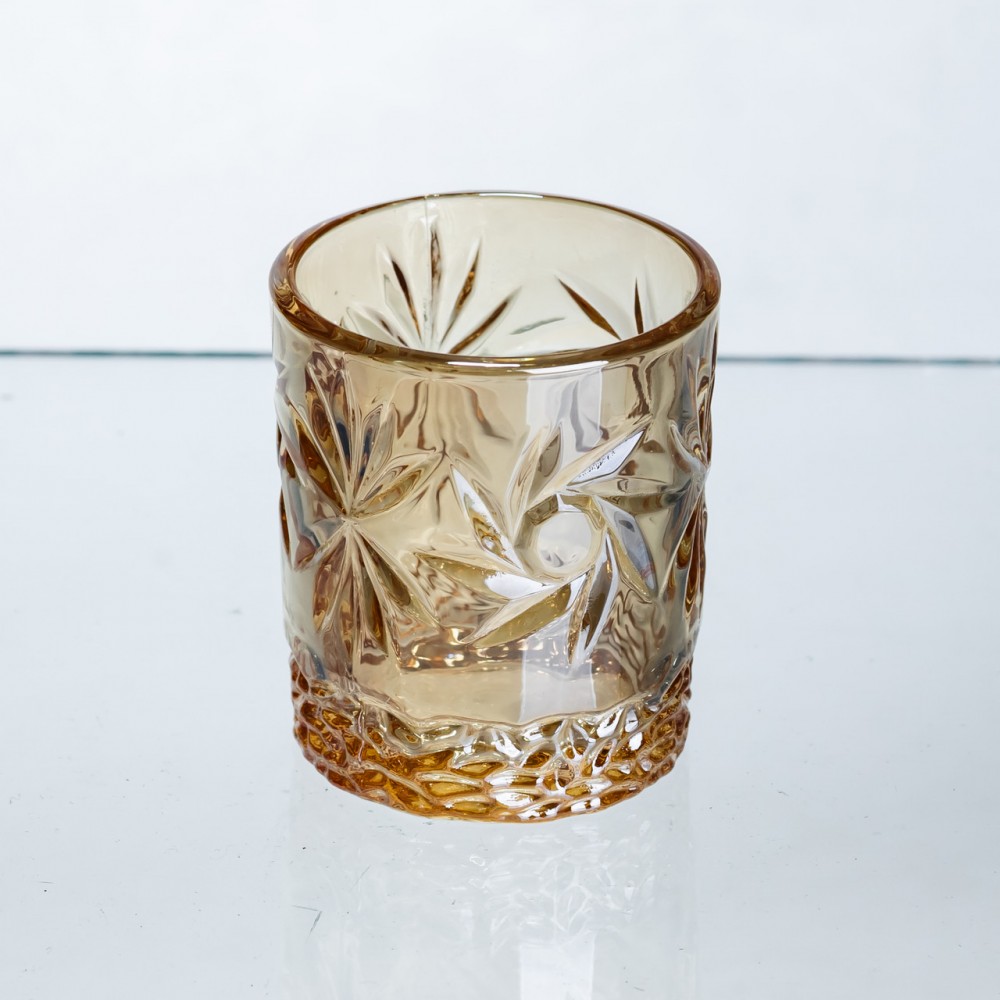 Набор рюмок для виски Shot glass 6 штук по 75 мл коричневый HP-17-39