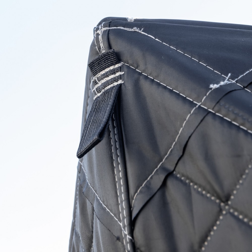 Палатка зимняя утепленная "Куб" (3-х местная 210х210х210), Зимняя палатка для рыболова туризма кемпинга и путешествий Черная LU-BD18B